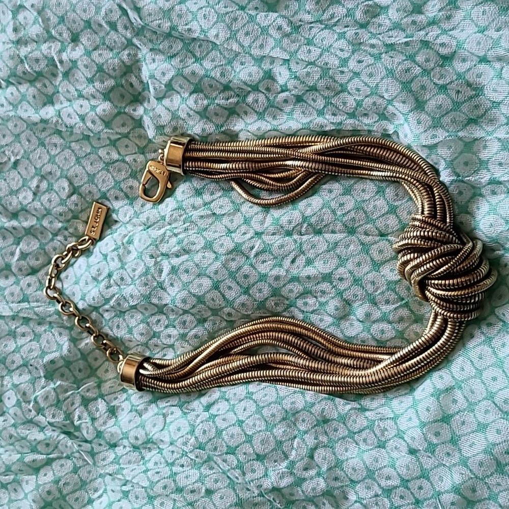 St John Gold Knot Necklace